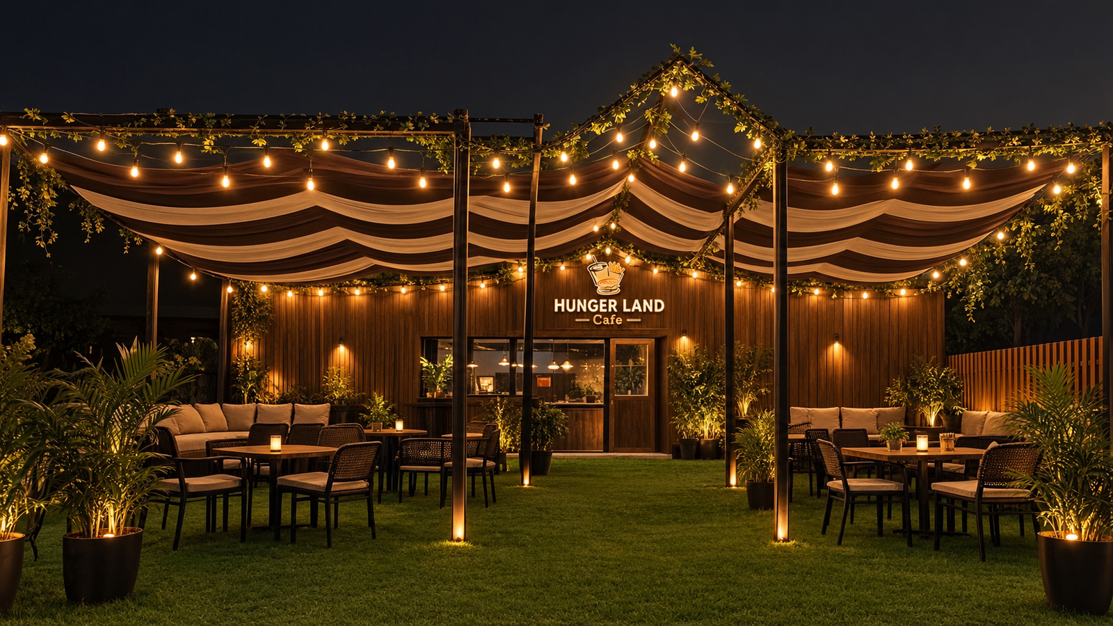 Hunger Land Cafe Ahmedabad